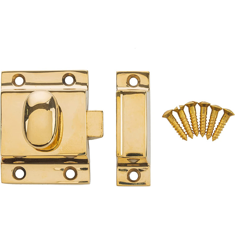 UNIQANTIQ HARDWARE SUPPLY Large Heavy Duty Brass Door Latch